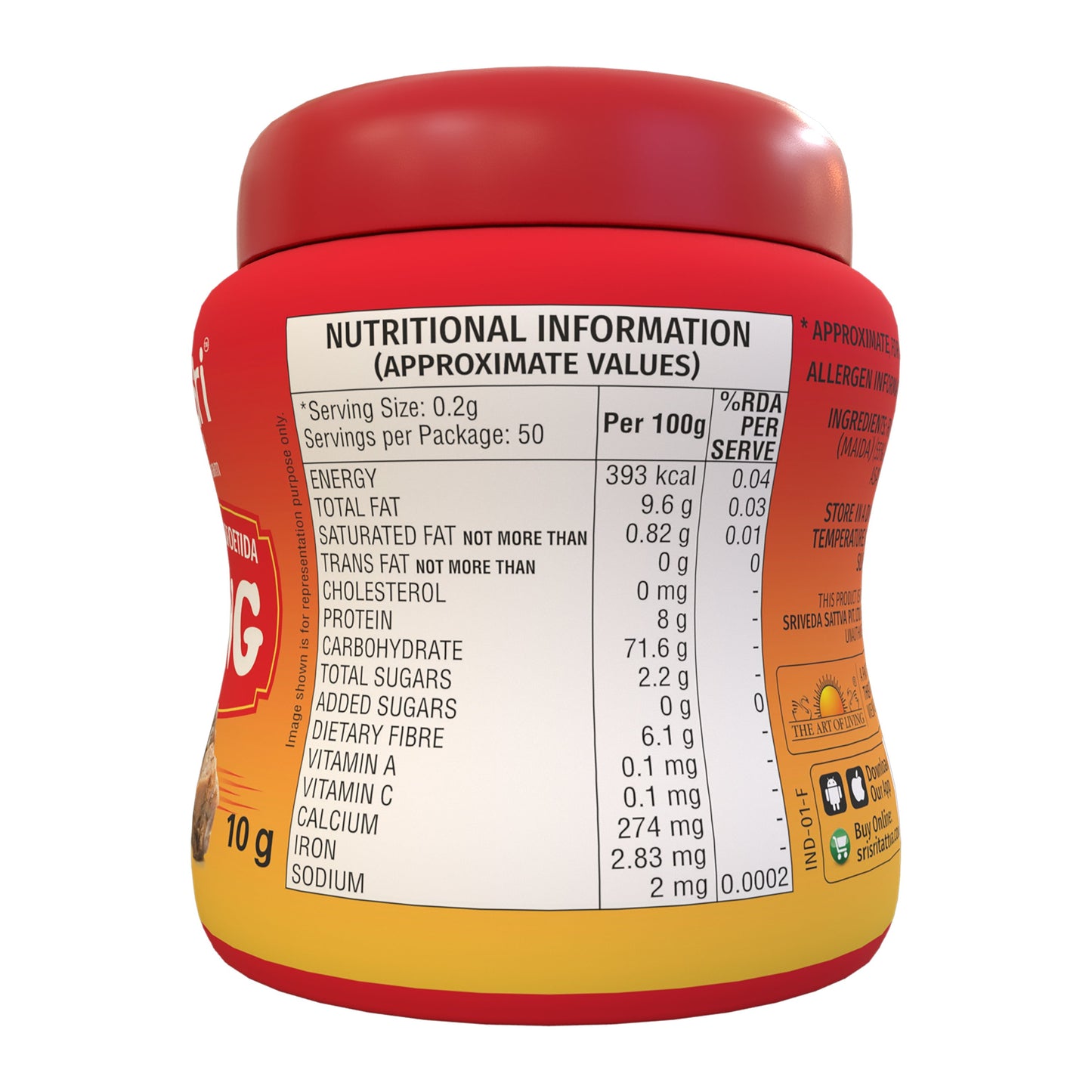 Compounded Asafoetida Hing, 10 g