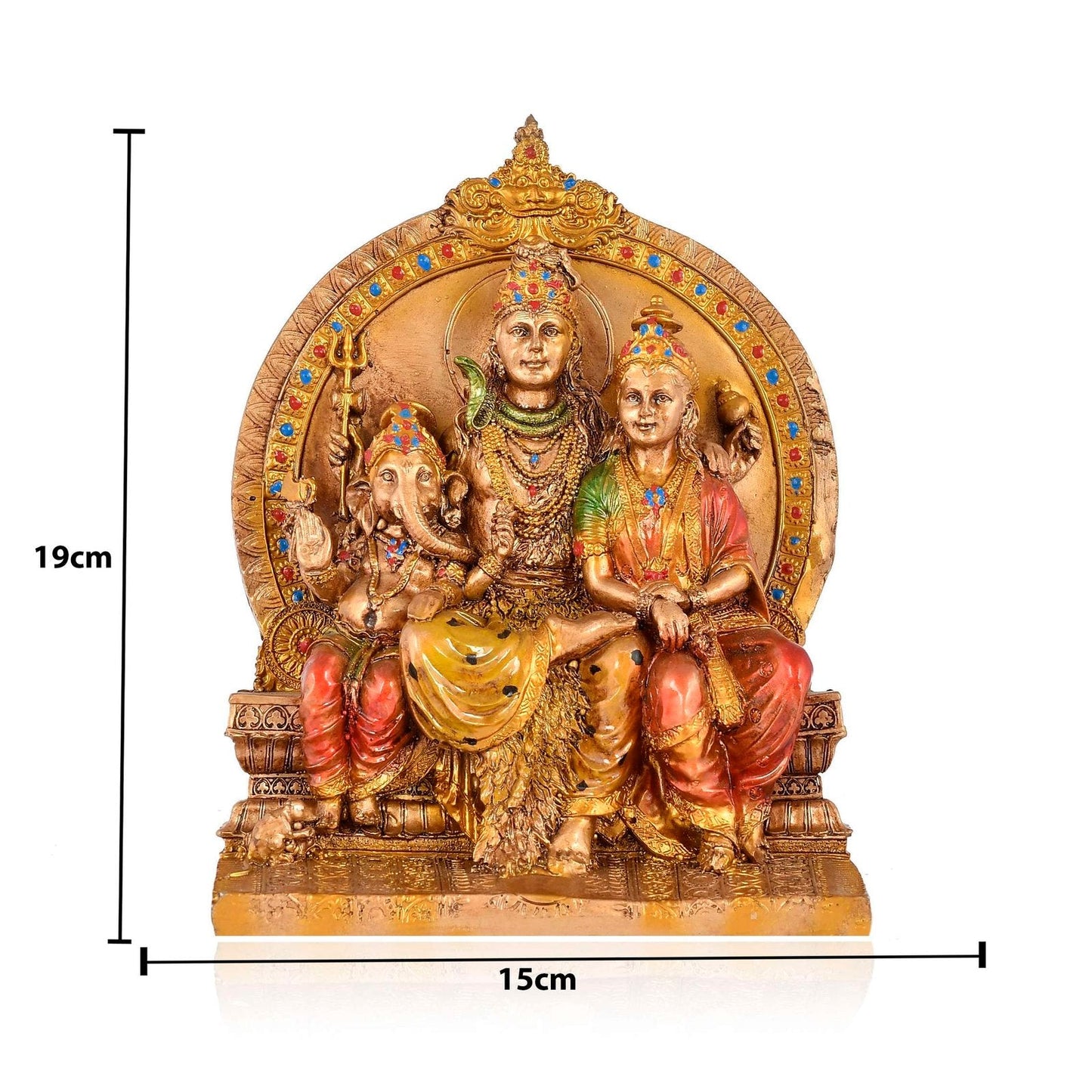Shiva Family Idol | Shiva Parvati Statue |