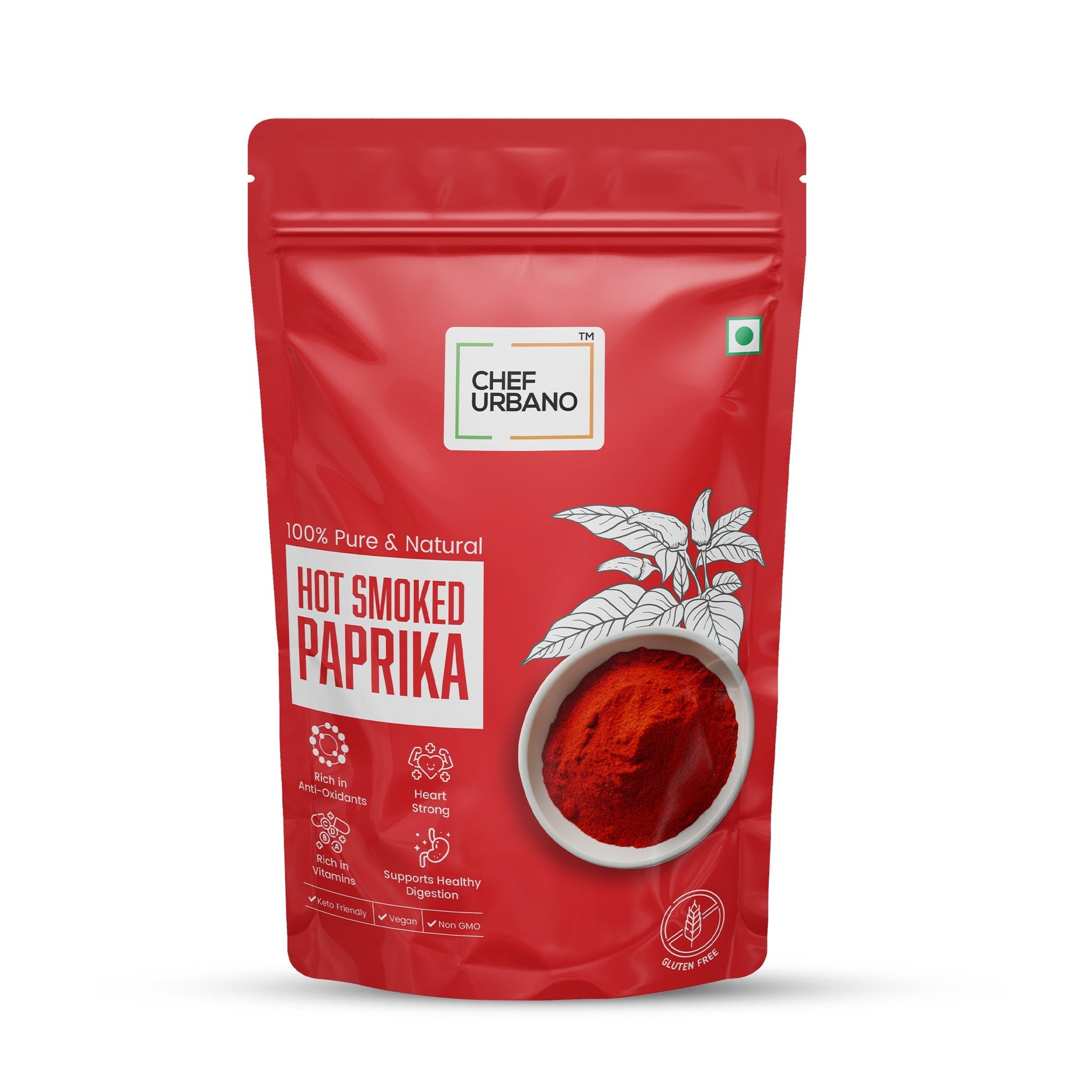 Chef Urbano Smoked Paprika Hot 250 Gms
