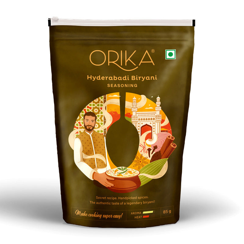 Orika Hyderabadi Biryani Seasoning Combo (Pack of 3, 85gms each)