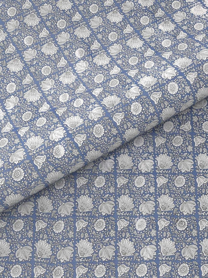 100% Pure Cotton Traditional Printed Bedsheet for Double Bed King Size Bedsheet with 2 Pillow Covers