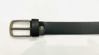 CraftShades Buffalo Leather Everyday Belt | Buffalo Leather | Black Colour