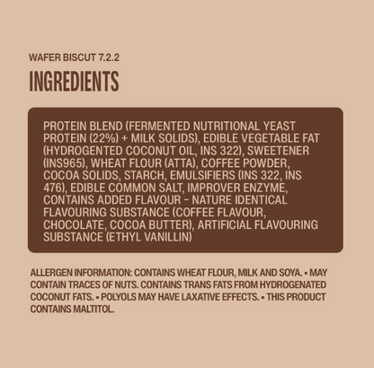 SuperYou Coffee Protein Wafer Bars - Pack of 10(40g Each Pack)