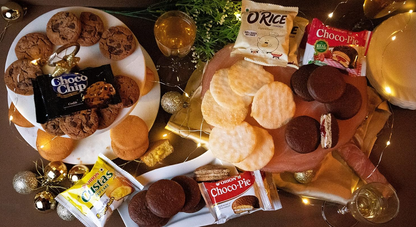 Orion Assorted snacks combo - Pack of 2(O'rice cracker & Korean baked snack)