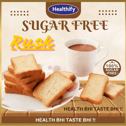 Healthify Sugar Free Multigrain Rusk Elaichi