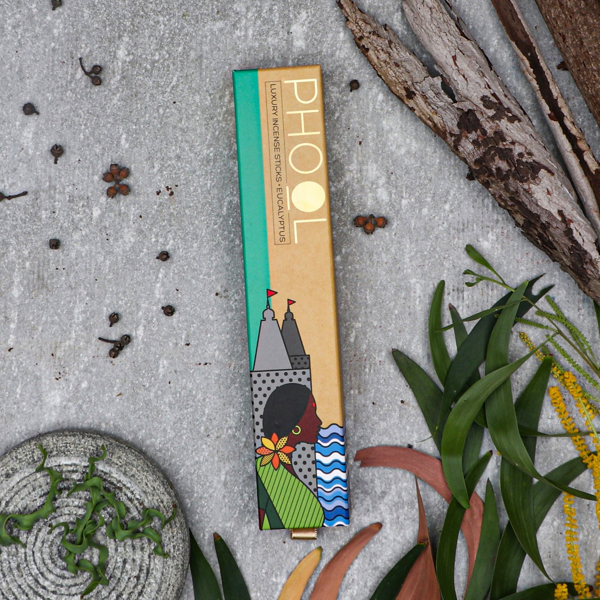 Phool Natural Incense Sticks Eucalyptus - 40 Sticks