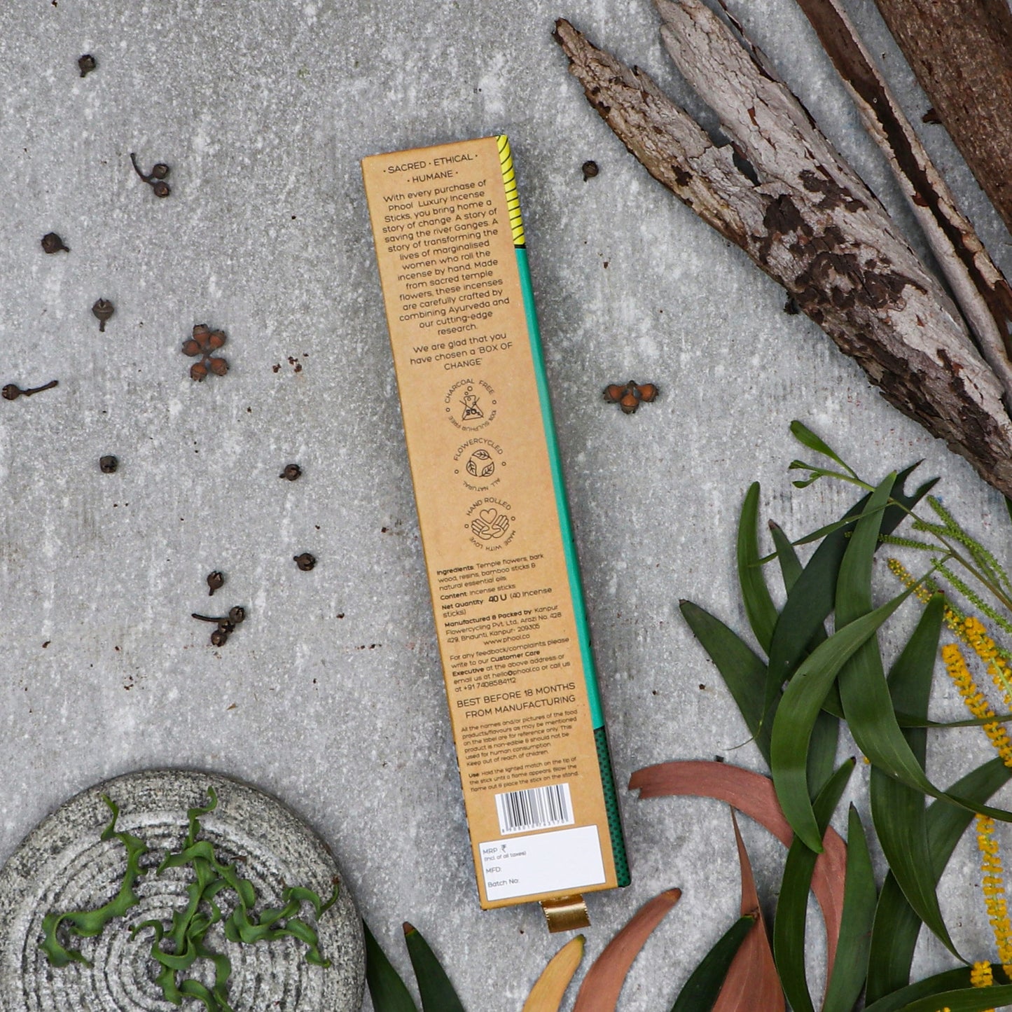 Phool Natural Incense Sticks Eucalyptus Bundle Packs