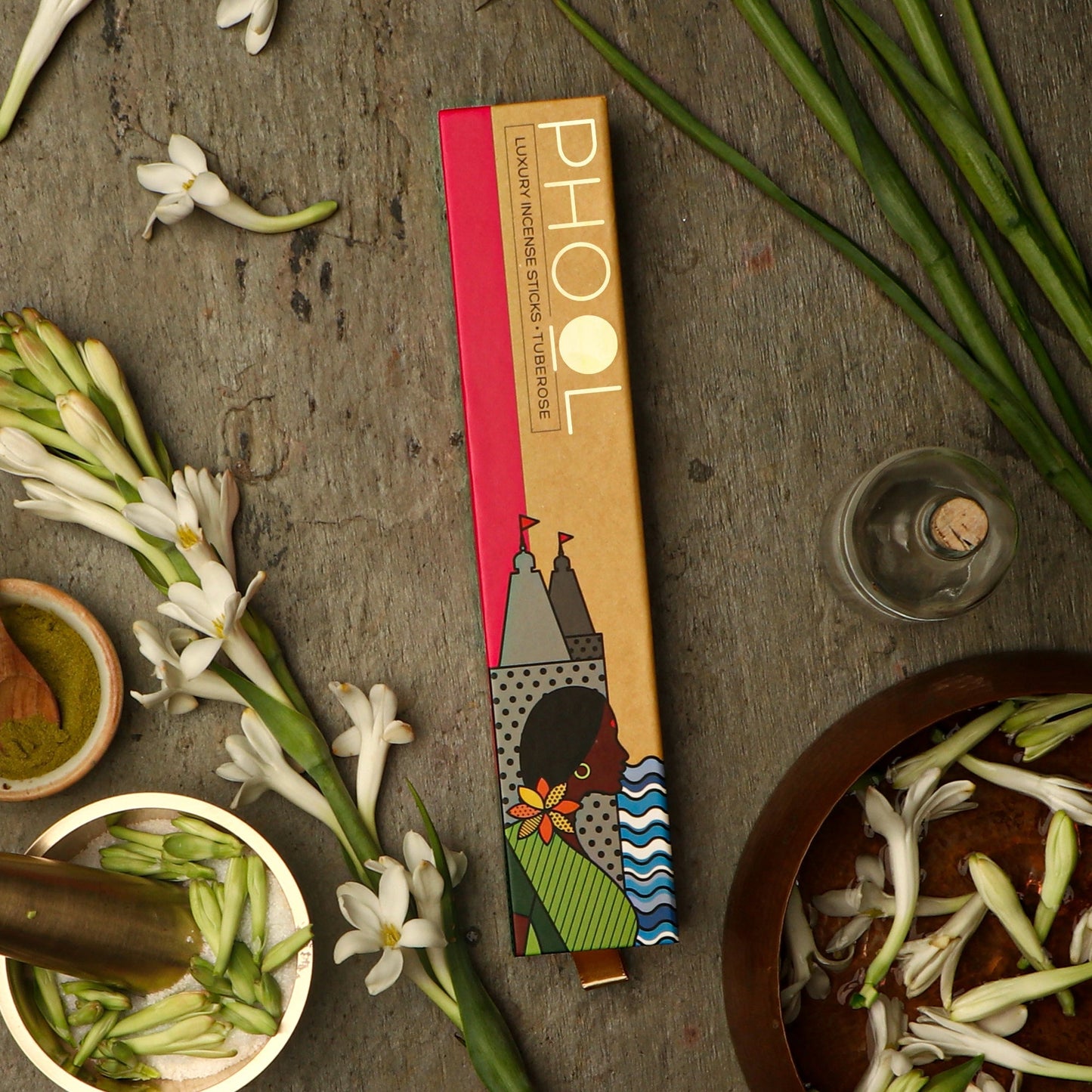 Phool Natural Incense Sticks Tuberose - 40 Sticks