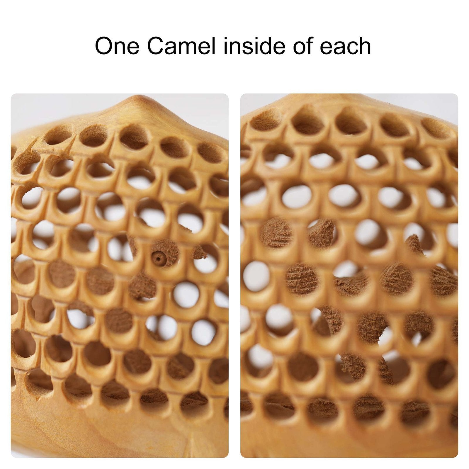 Handcrafted Wooden Camel Figurine: Exquisite Décor Inspired by the Desert
