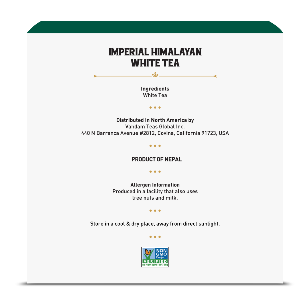 Imperial Himalayan White Tea, 15 Count