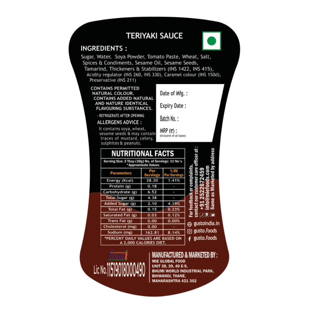Teriyaki Sauce