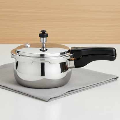 Vinod Doniv Titanium Triply Stainless Steel Pressure Cooker 3L Induction Gas
