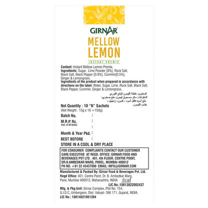 Girnar Instant Premix Mellow Lemon