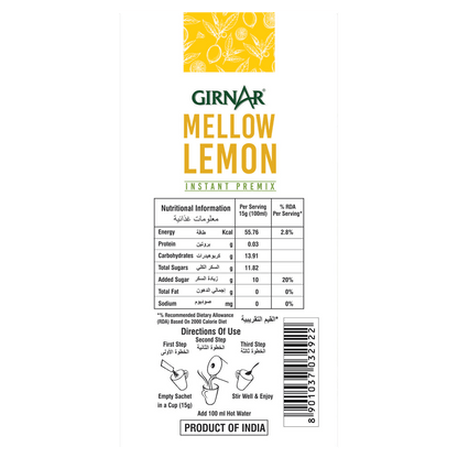 Girnar Instant Premix Mellow Lemon