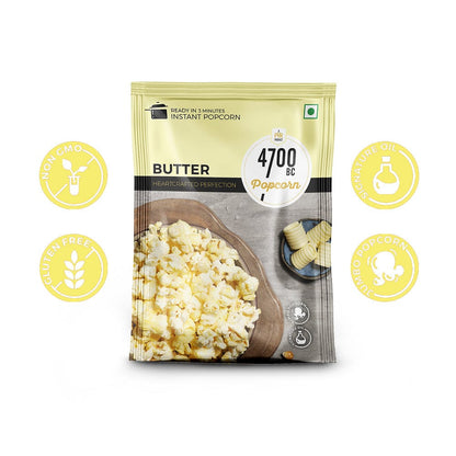 Instant Butter Popcorn (Pack of 10, 90g)