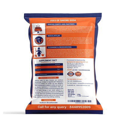 NutroActive Baking Soda Ultra Pure- 350g