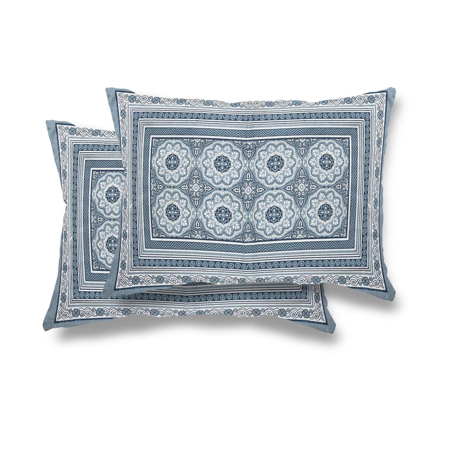 100% Pure Cotton Traditional Printed Bedsheet for Double Bed King Size Bedsheet with 2 Pillow Covers