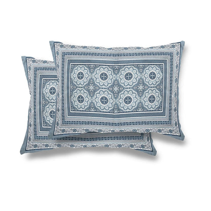 100% Pure Cotton Traditional Printed Bedsheet for Double Bed King Size Bedsheet with 2 Pillow Covers