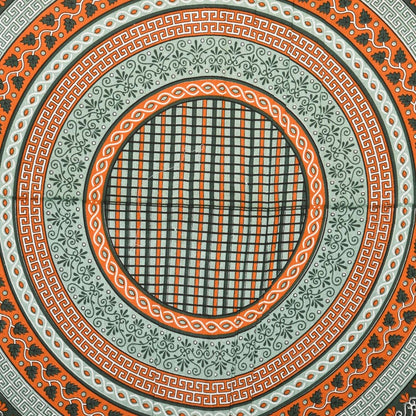 100% Pure Cotton Traditional Printed Bedsheet for Double Bed King Size Bedsheet with 2 Pillow Covers