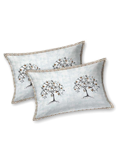 100% Pure Cotton Traditional Printed Bedsheet for Double Bed King Size Bedsheet with 2 Pillow Covers