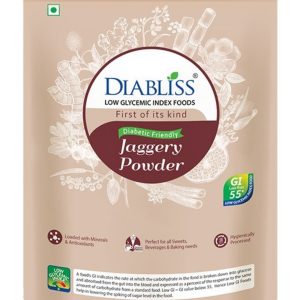 DiaBliss Diabetic Friendly Low Glycemic Index (GI) 500g Pouch Powder Jaggery