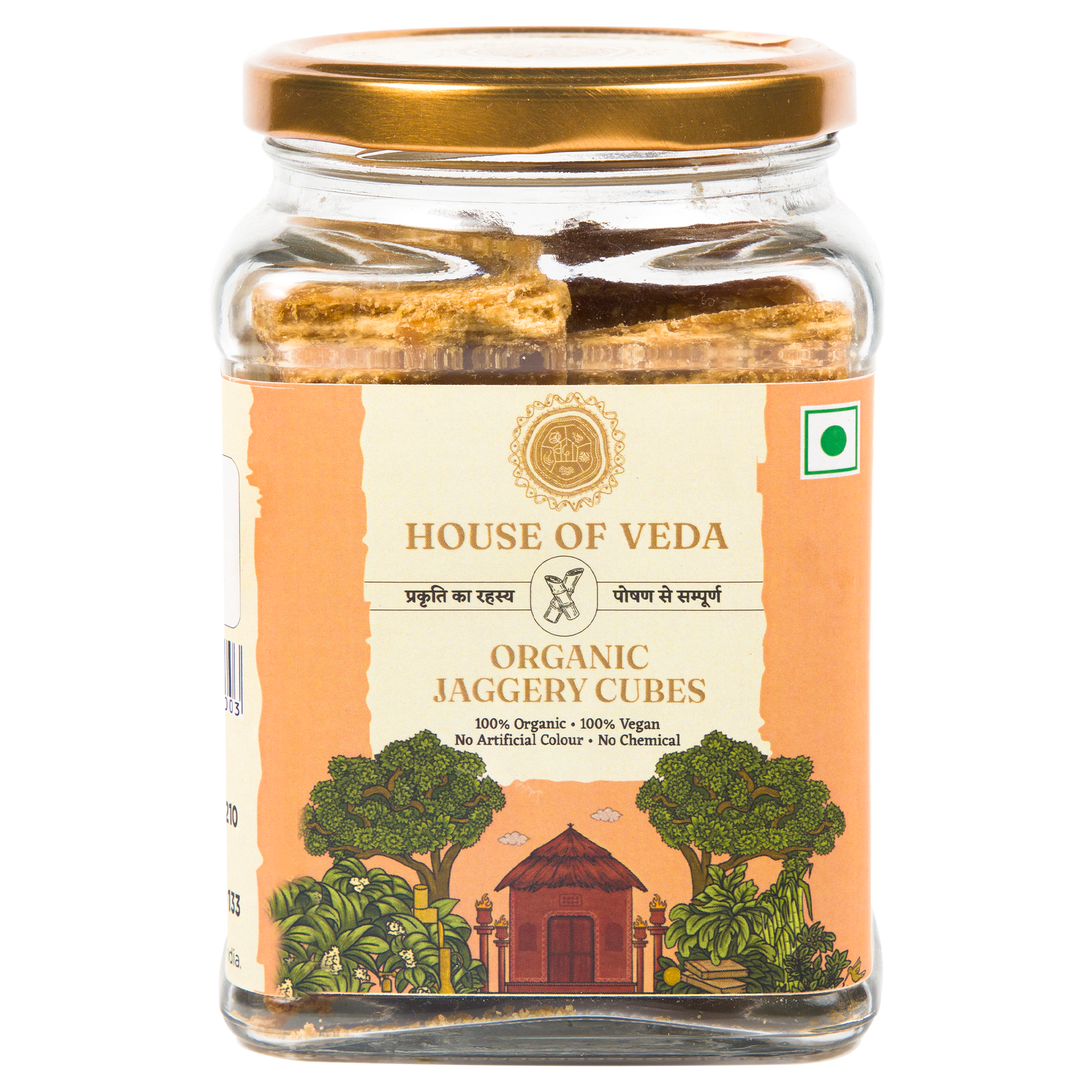 Organic Jaggery Cubes 450g