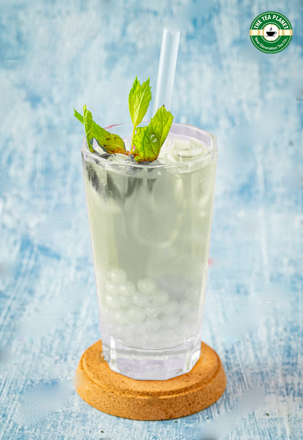 lemon & peppermint Fruit Bubble Tea Premix - 1 kg
