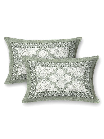 100% Pure Cotton Traditional Printed Bedsheet for Double Bed King Size Bedsheet with 2 Pillow Covers