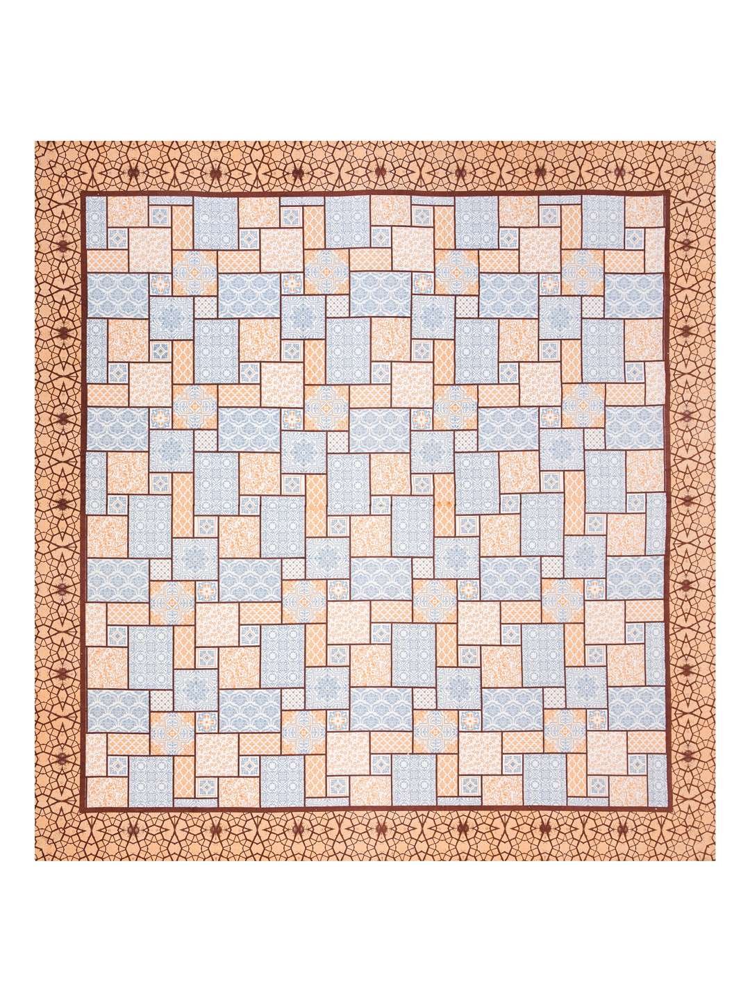 100% Pure Cotton Traditional Printed Bedsheet for Double Bed King Size Bedsheet with 2 Pillow Covers