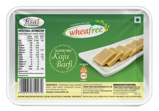 Gluten Free Kaju Barfi- 400g