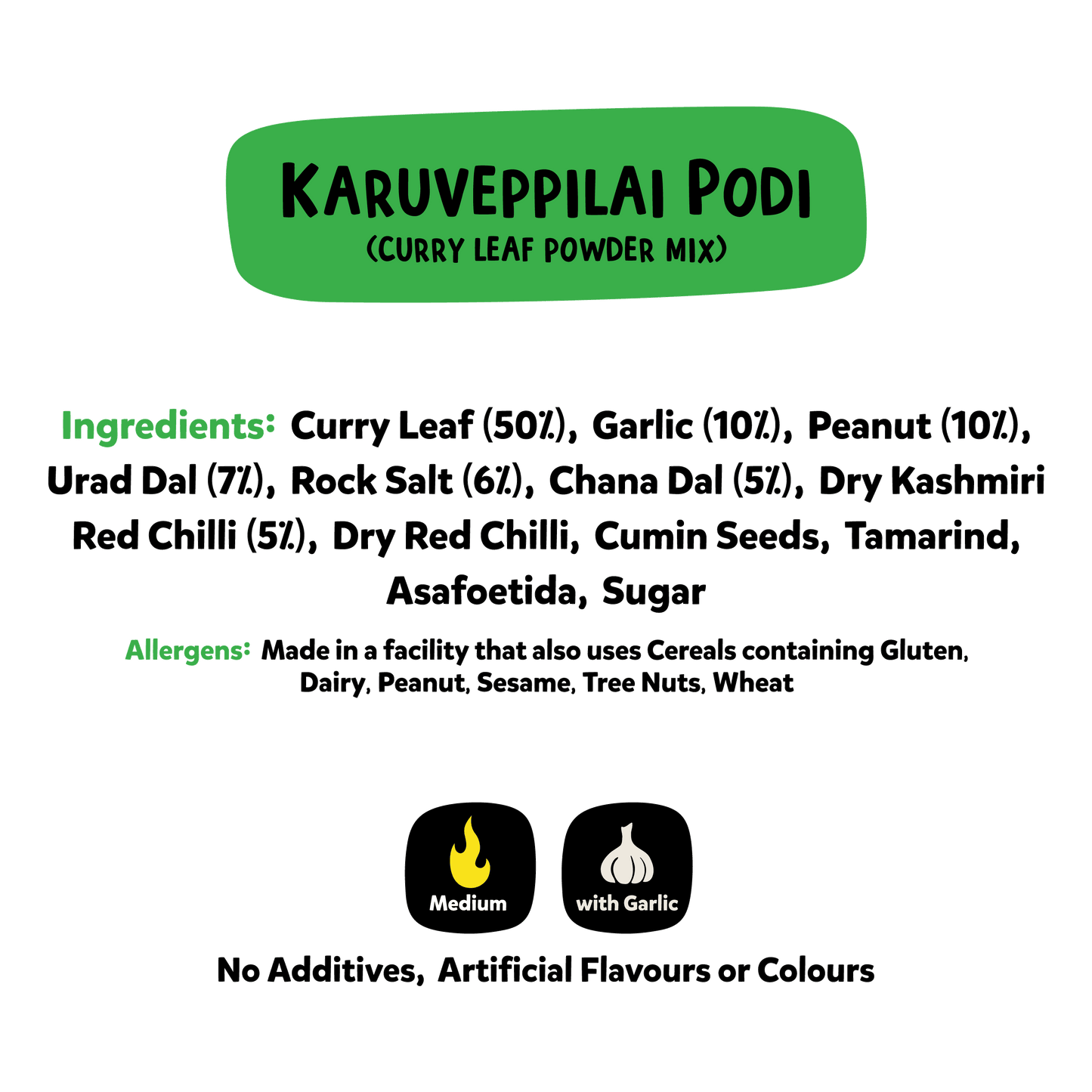 Karuveppillai podi (with Garlic) | Curry Leaf Mix for Rice