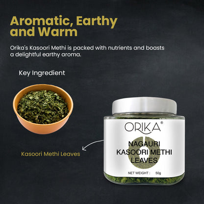 Orika Kasoori Methi Whole, 50gm