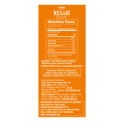 Girnar Black Tea Bags - Kesari Masala