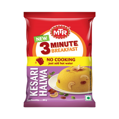 MTR 3 Minute Kesari Halwa Pouch 60 g