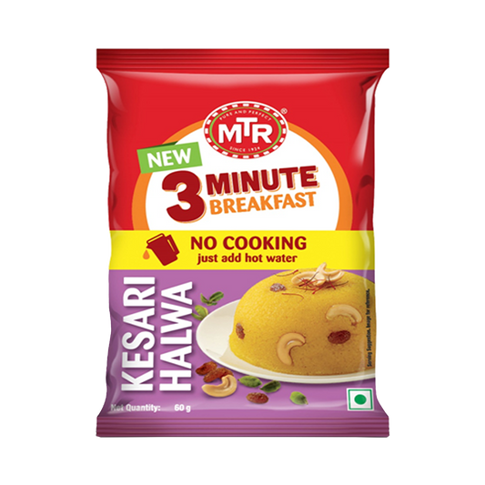 MTR 3 Minute Kesari Halwa Pouch 60 g
