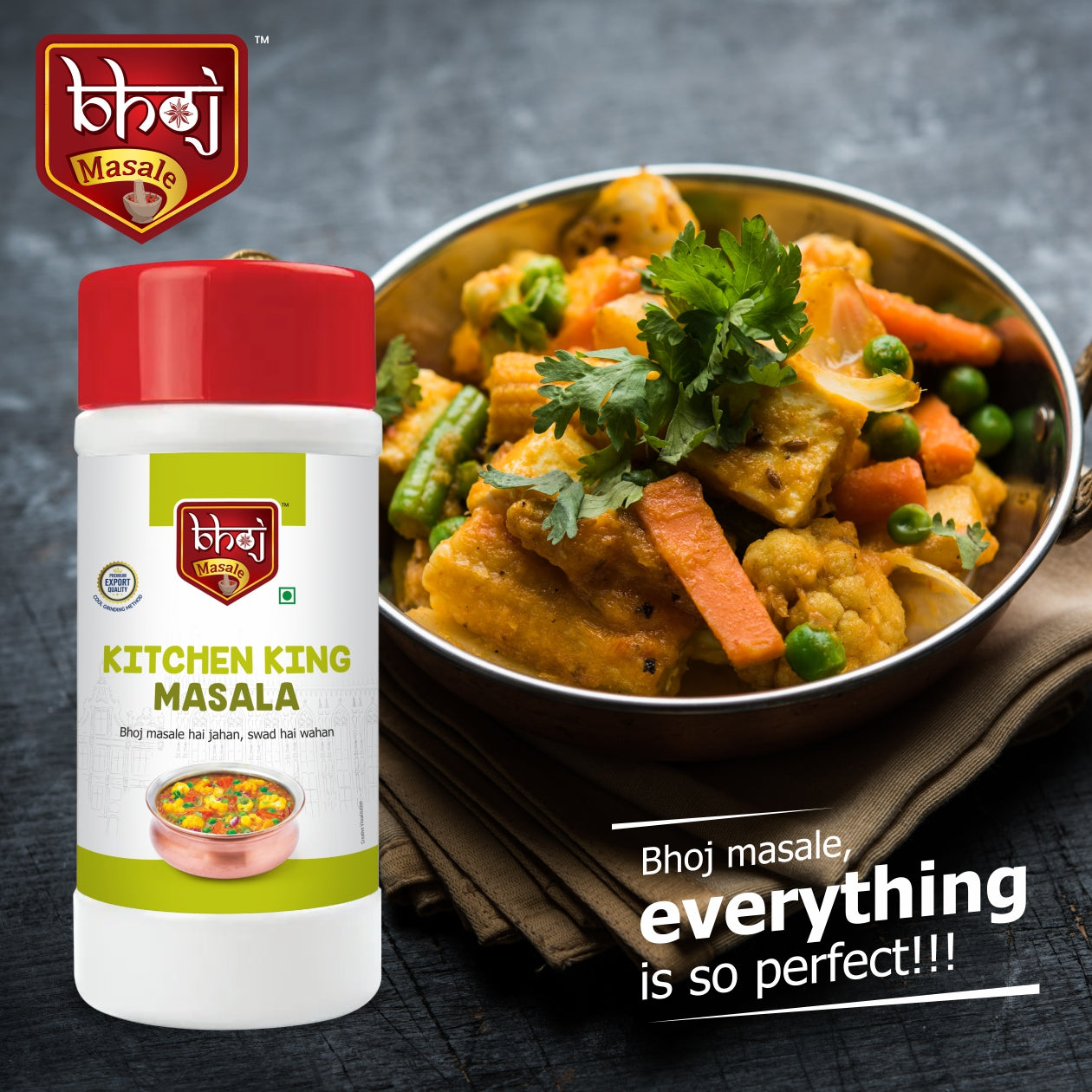 Kitchen King Masala - PET JAR 500g (Net 450g)