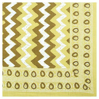 100% Pure Cotton Traditional Printed Bedsheet for Double Bed King Size Bedsheet with 2 Pillow Covers