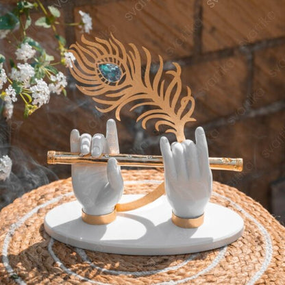 Svastika Krishnaji Divine Hands Idol