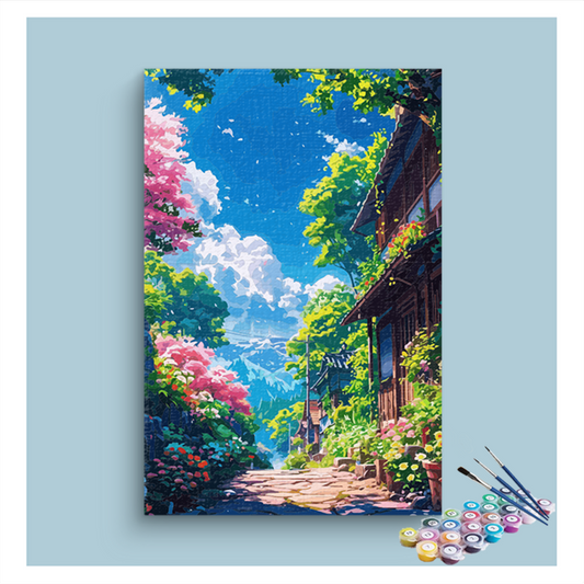 Countryside Path Paint by Numbers Kit