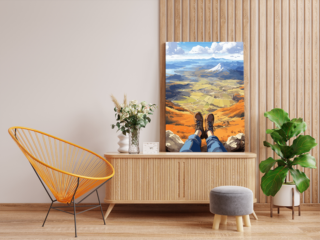 Mountain Top Adventure Paint by Numbers Kit