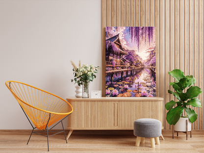 Wisteria Dream Water Garden Paint by Numbers Kit
