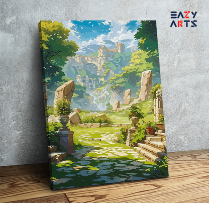 Enchanted Ruins Paint by Numbers Kit