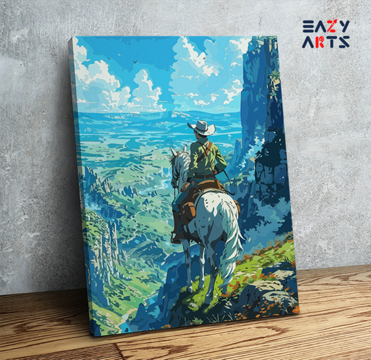 Rider's View: Mountain Vistas Paint by Numbers Kit