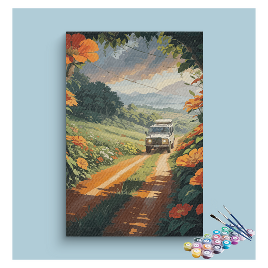 Scenic Off-Road Adventure Paint by Numbers Kit