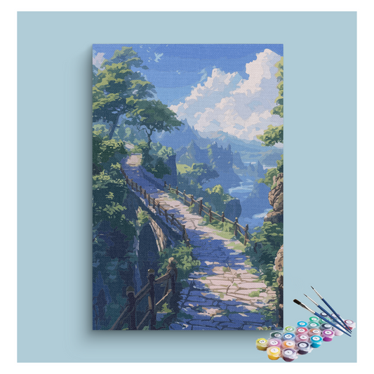 Mountain Pathway Adventure Paint by Numbers Kit