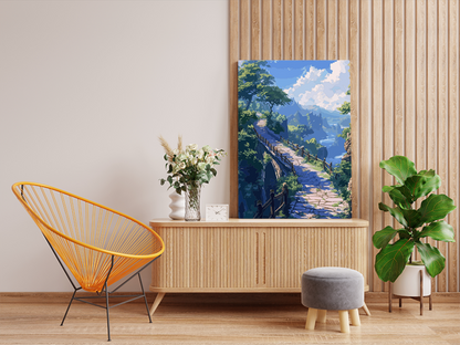 Mountain Pathway Adventure Paint by Numbers Kit