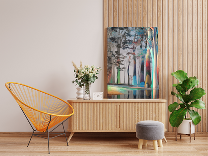 Vibrant Forest Reflections Paint by Numbers Kit