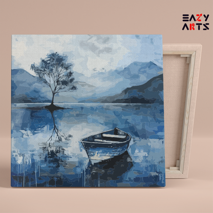 Tranquil Blue Lake Paint by Numbers Kit