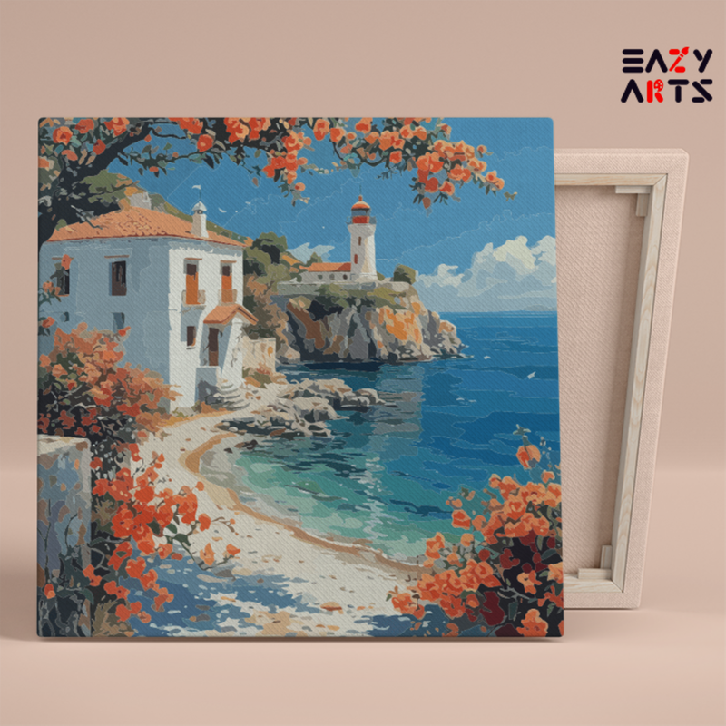 Coastal Lighthouse Paint by Numbers Kit