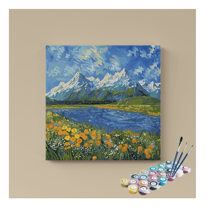 Alpine Blossom Paint by Numbers Kit